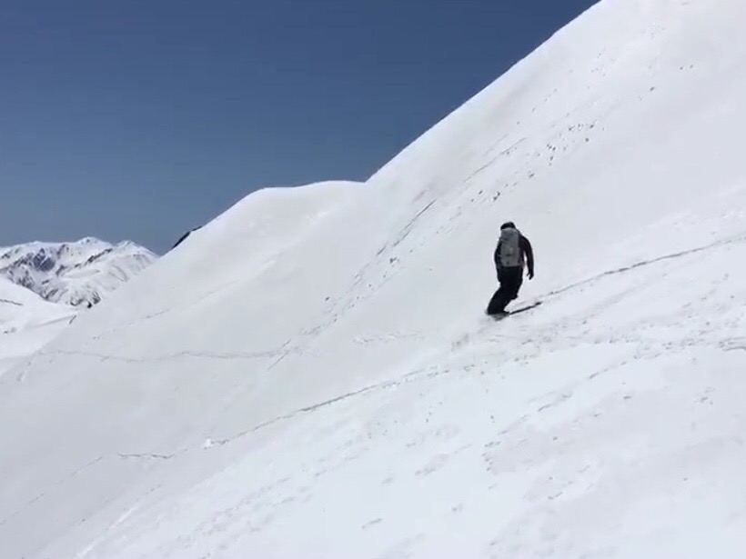 立山BC 鬼岳 東斜面