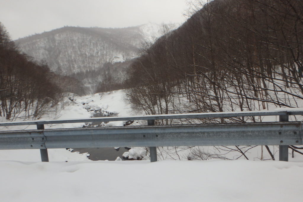 焼岳 梓川にかかる橋