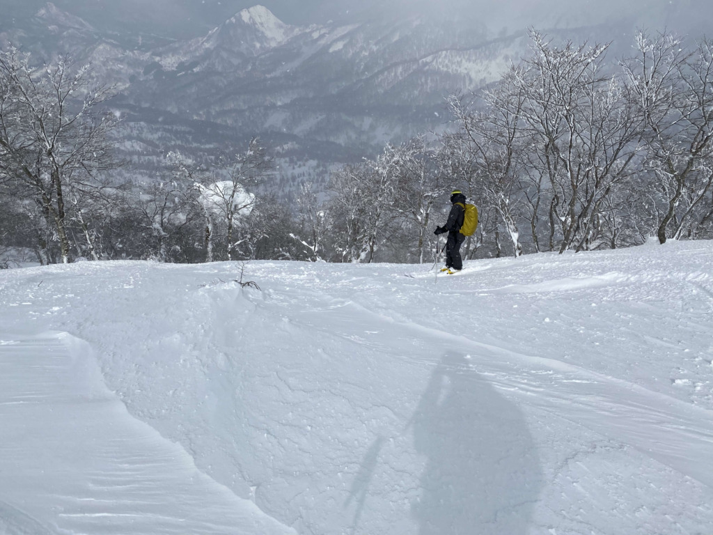 大渚山 北斜面 ドロップ地点