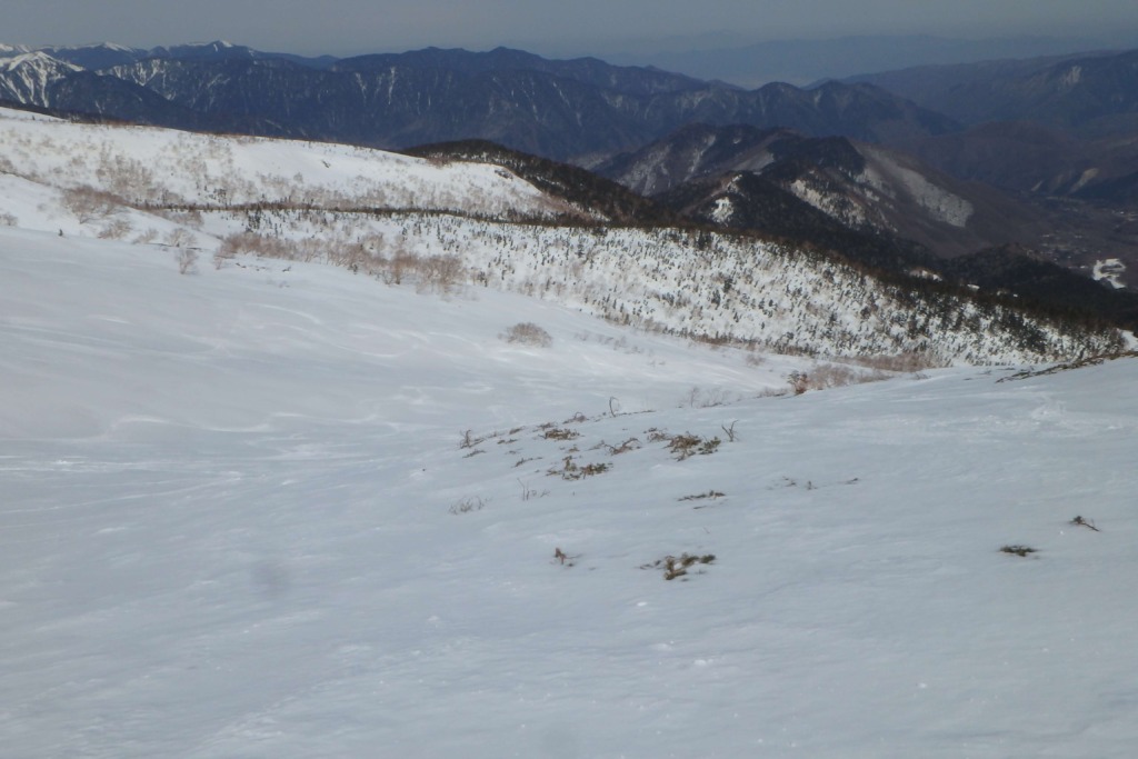 富士見岳 富士見沢 下部