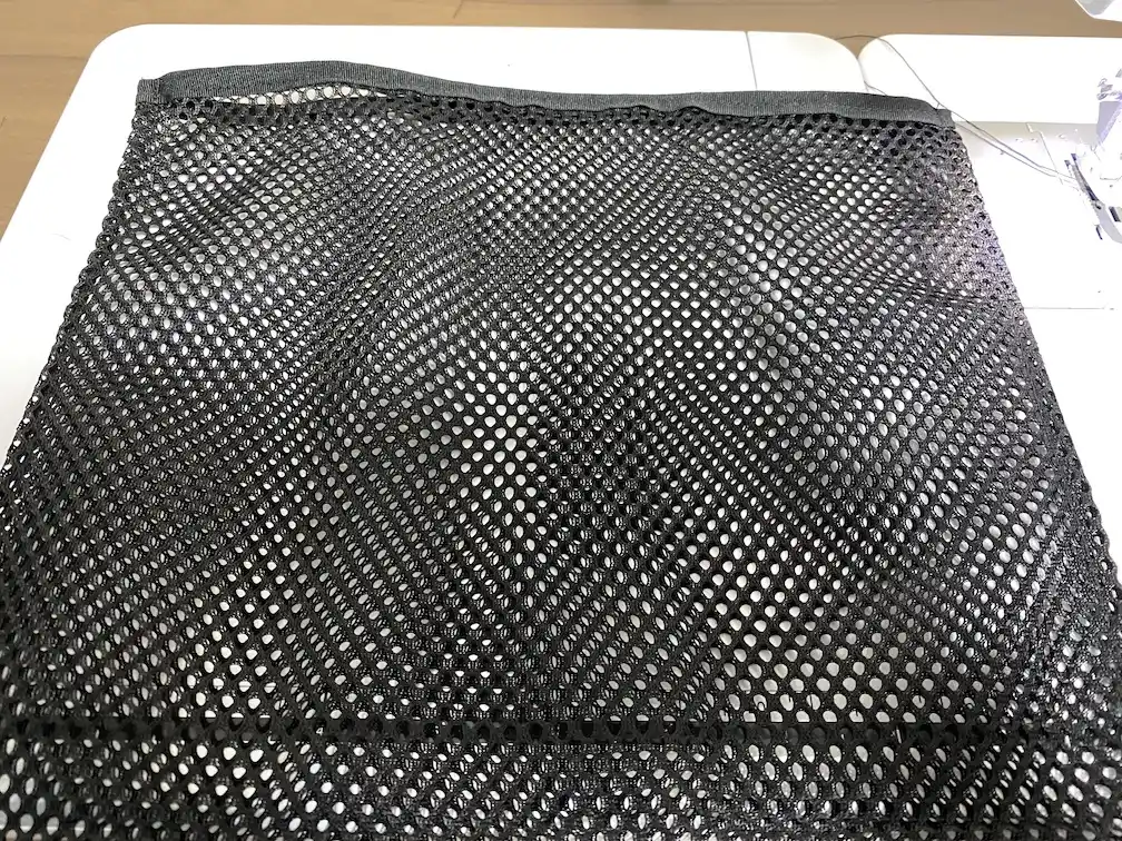 MYOG メッシュ エコバッグ 左右を袋縫い