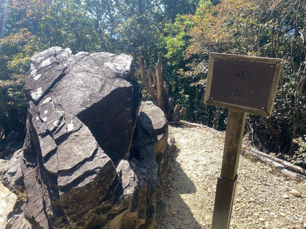 本宮山 登山 蛙岩