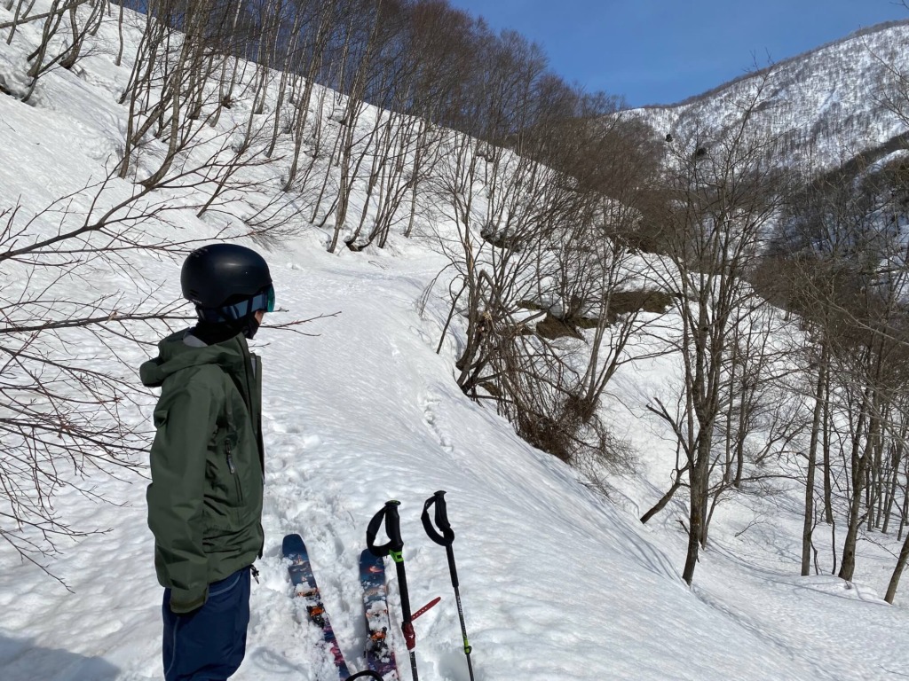 唐松岳 八方尾根BC 八方沢 林道